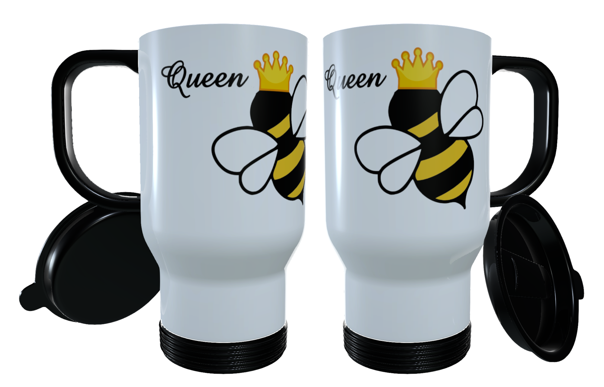 Queen Bee Travel Mug, Bee Travel Mug, Personalised Bee